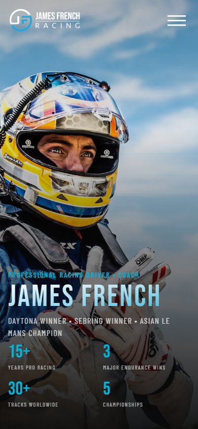 James French Racing — Mobile
